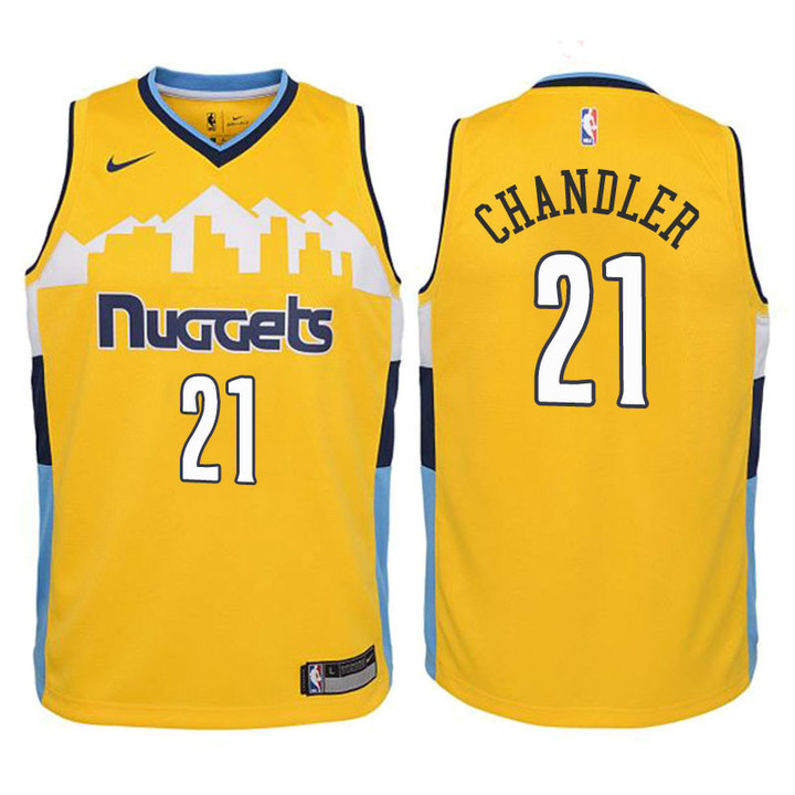 Youth Nuggets Wilson Chandler Gold Jersey - Statement Edition