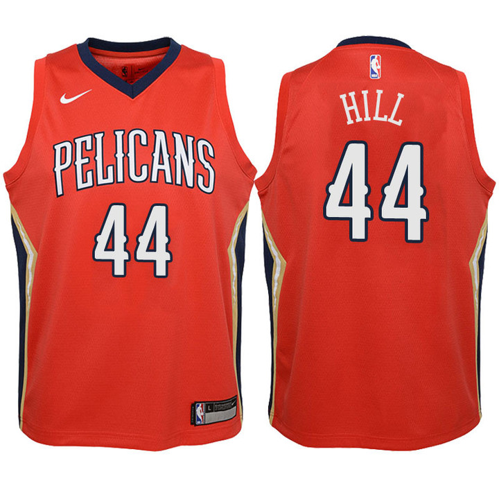 Youth Pelicans Solomon Hill Red Jersey-Icon Edition