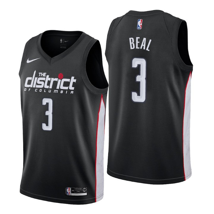 Youth Wizards Bradley Beal City Edition Black Jersey