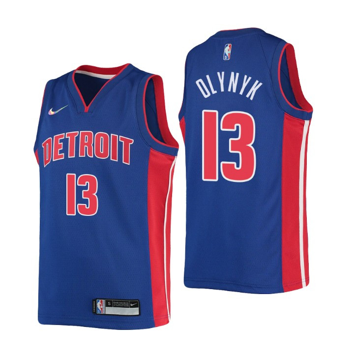 Pistons Kelly Olynyk 75th Anniversary Icon Youth Jersey