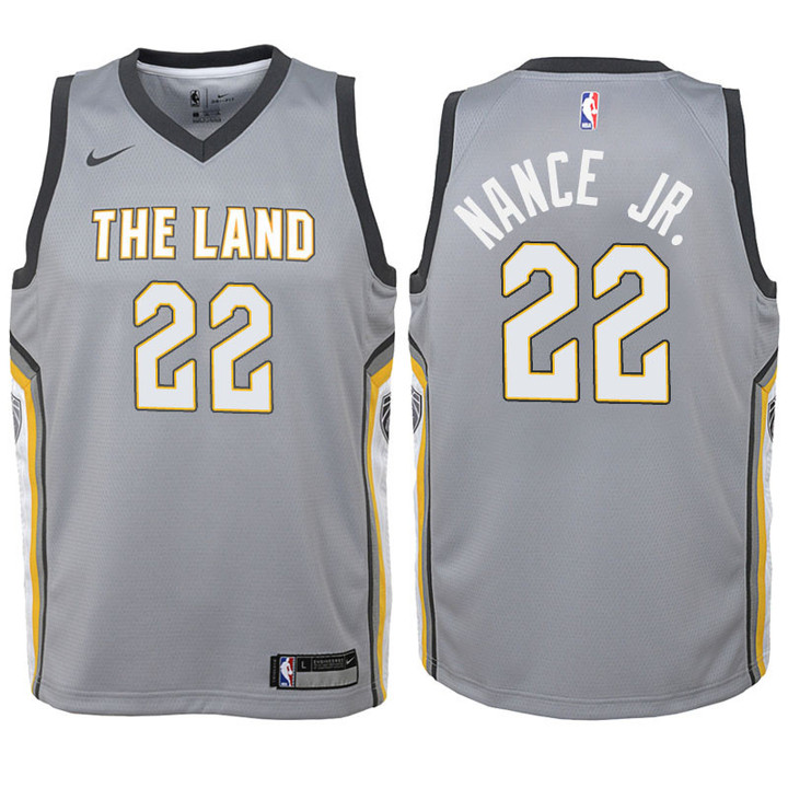 Youth Cavaliers Larry Nance Jr. Gray Jersey - City Edition Edition