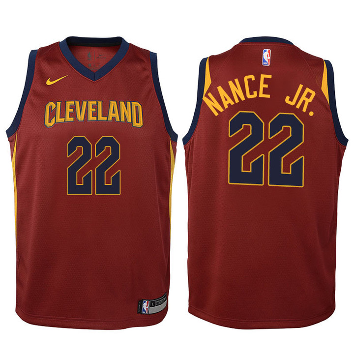 Youth Cavaliers Larry Nance Jr. Wine Jersey - Icon Edition