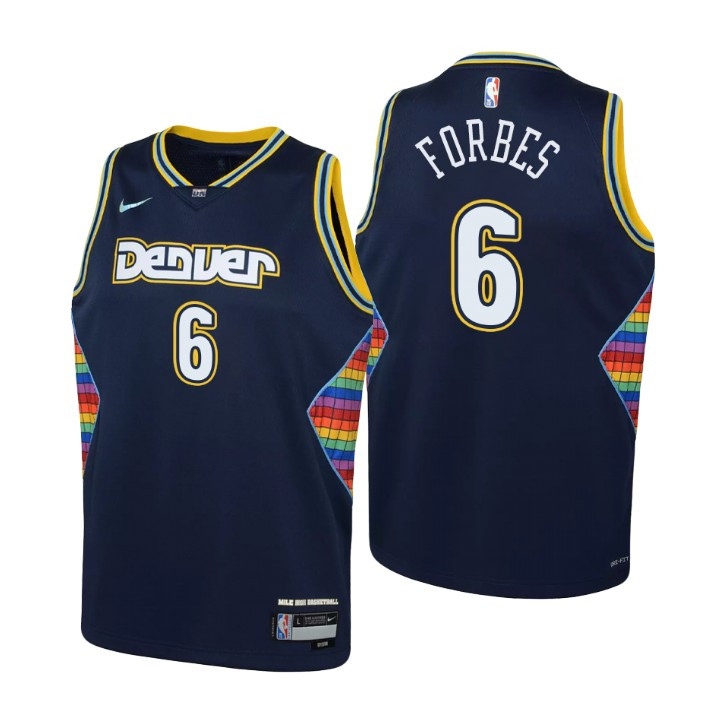 Nuggets Bryn Forbes City Edition City Youth Jersey
