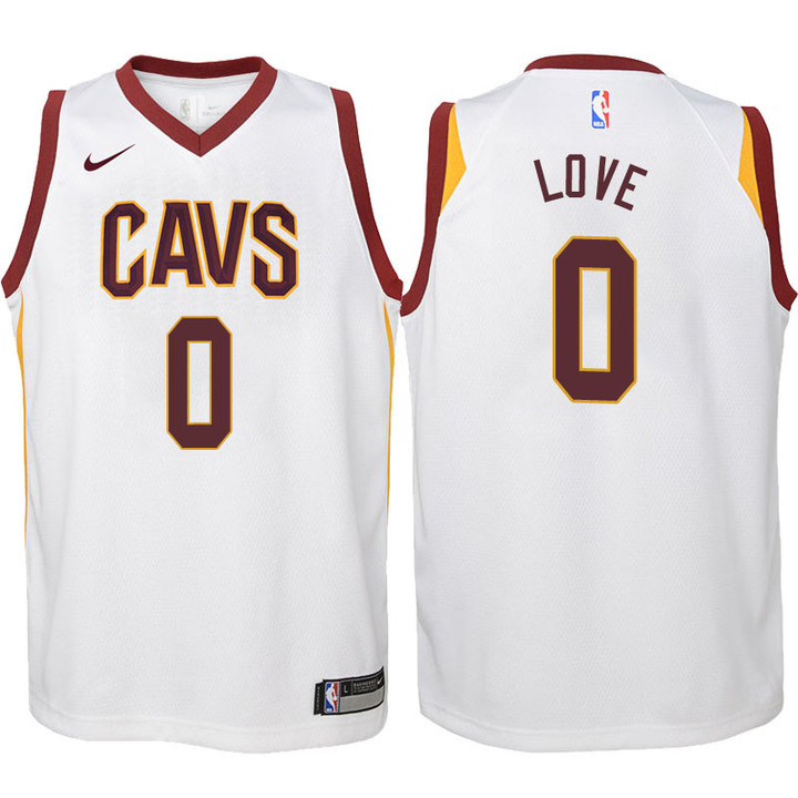 Youth Cavaliers Kevin Love White Jersey-Association Edition