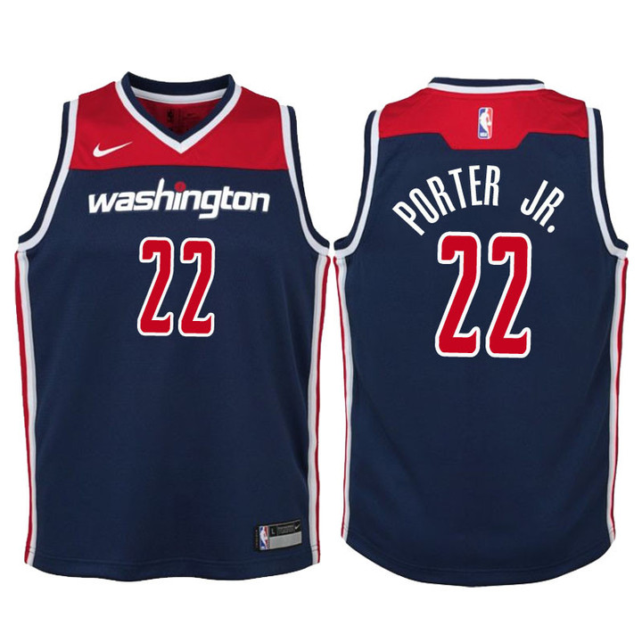 Youth Wizards Otto Porter Jr. Navy Jersey - Statement Edition