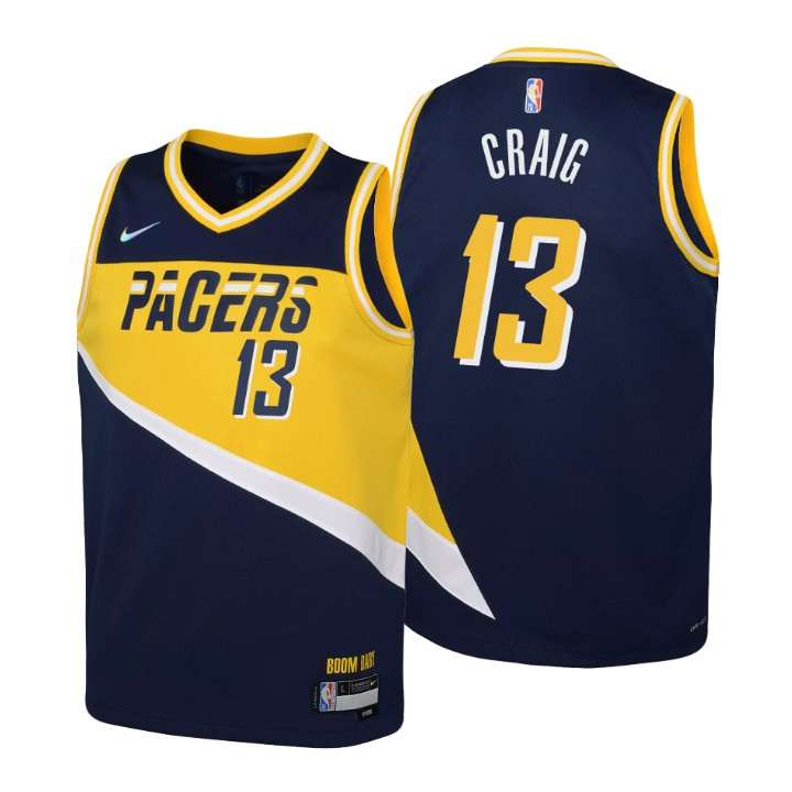 2021-22 Pacers Torrey Craig 75th Anniversary City Youth Jersey