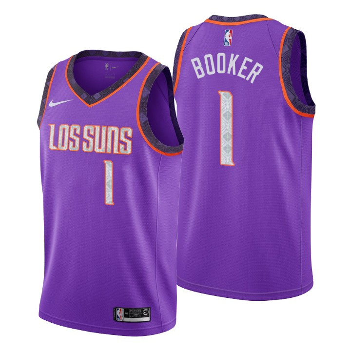 Youth Suns Devin Booker City Edition Purple Jersey
