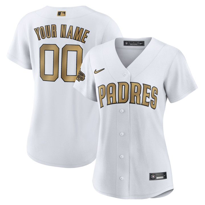 San Diego Padres Nike Women's 2022 MLB All-Star Game Replica Custom Jersey - White