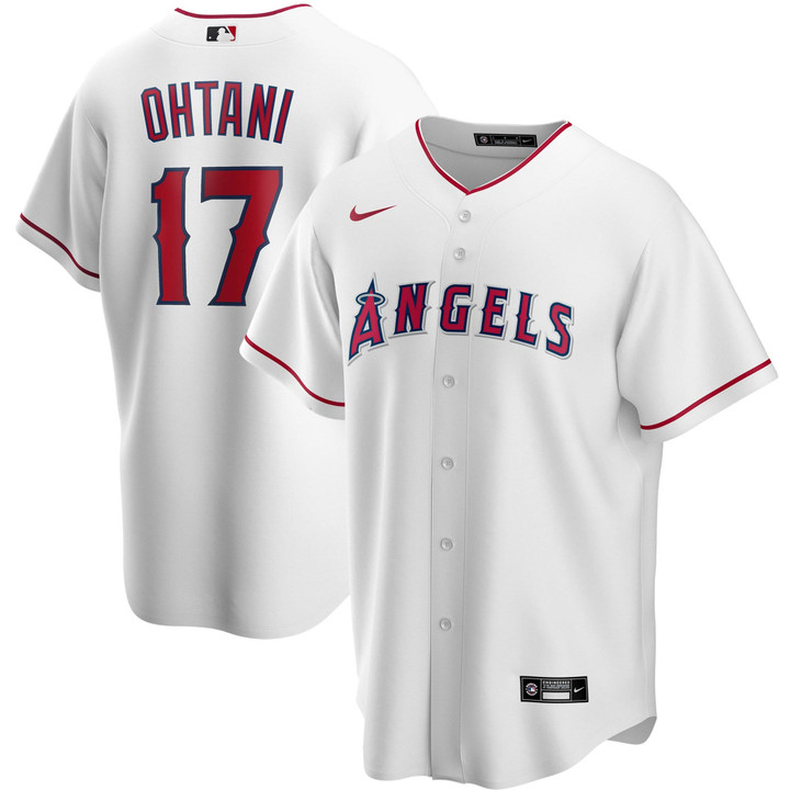 Shohei Ohtani Los Angeles Angels Nike Home Replica Player Name Jersey - White