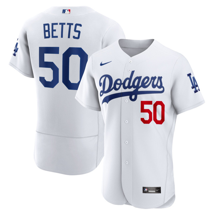 Mookie Betts Los Angeles Dodgers Nike Home Replica Player Jersey - White