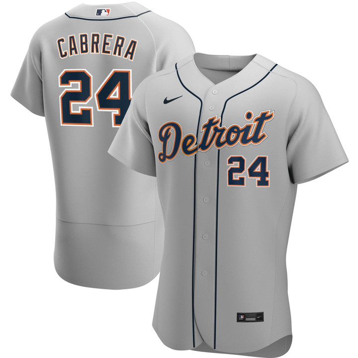 Miguel Cabrera Detroit Tigers Nike Road Replica Player Jersey - Gray