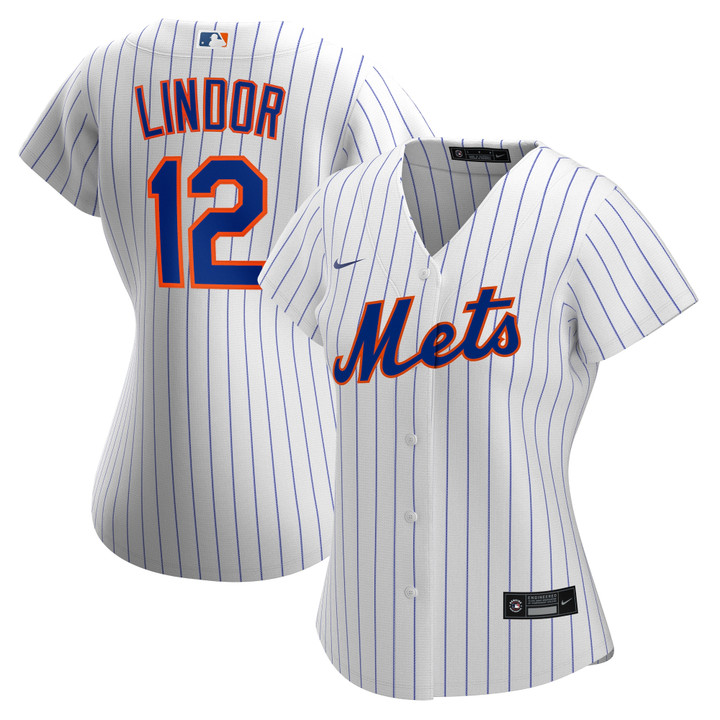 Francisco Lindor New York Mets Nike Women's Home Replica Player Jersey - White