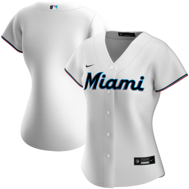 Miami Marlins Nike Women's Replica Team Jersey - White