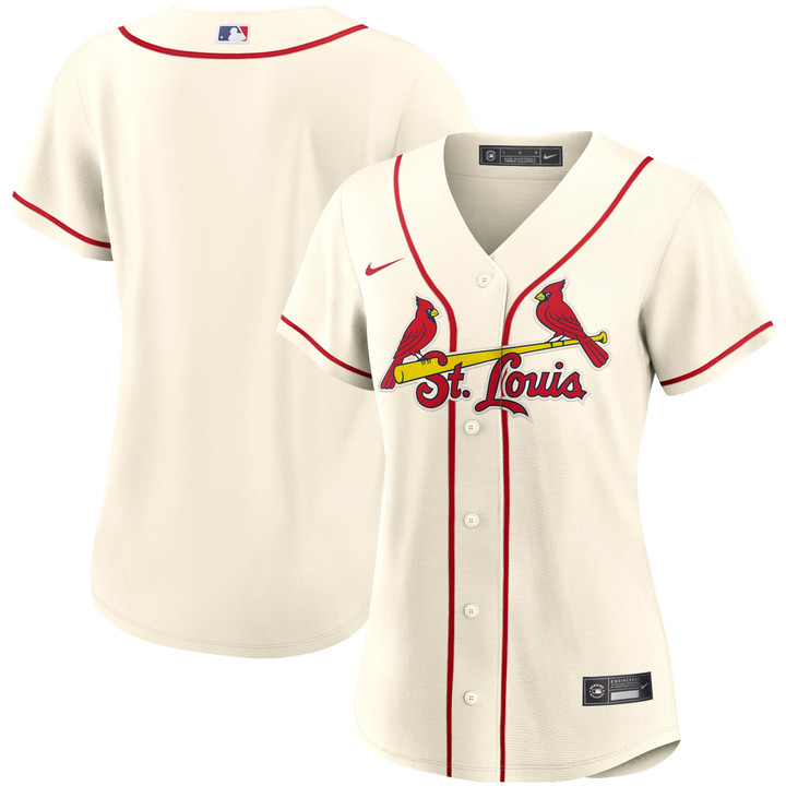 St. Louis Cardinals Nike Women's Alternate Replica Team Jersey - Cream