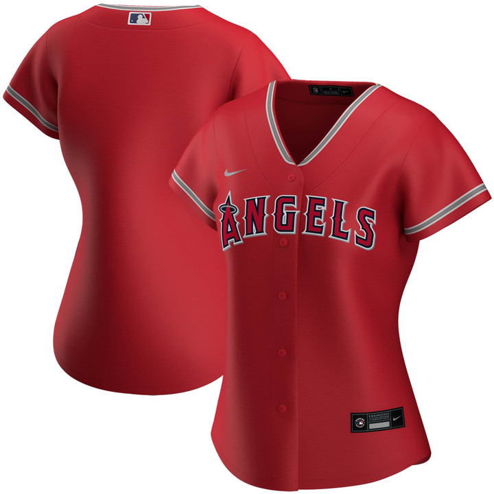 Los Angeles Angels Nike Women's Alternate Replica Team Jersey - Red