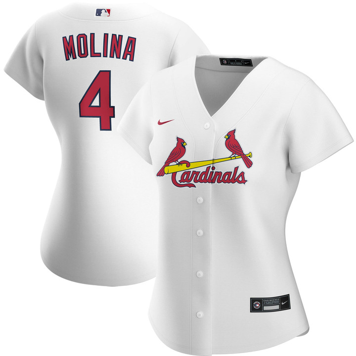 Yadier Molina St. Louis Cardinals Nike Women's Home Replica Player Jersey - White