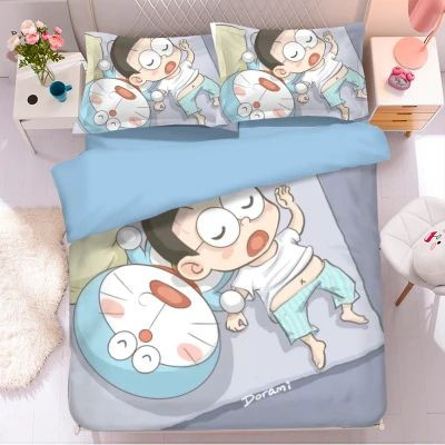 Doraemon Duvet Quilt Bedding Set