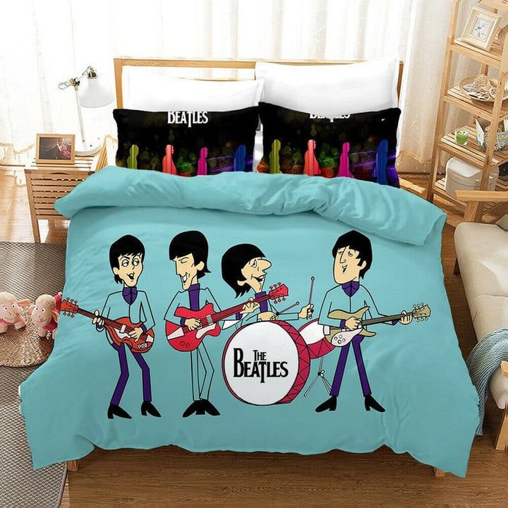 The Beatles 7 Duvet Quilt Bedding Set 2