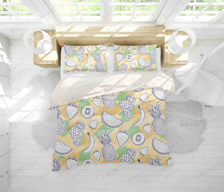 3d Fruits Bed Sheets Duvet Cover Bedding Set Great Gifts For Birthday Christmas Thanksgiving
