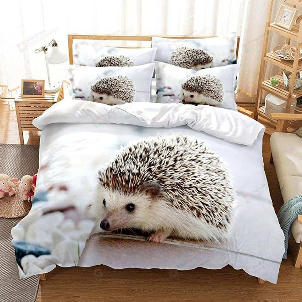 3D Hedgehog Bed Sheets Duvet Cover Bedding Sets
