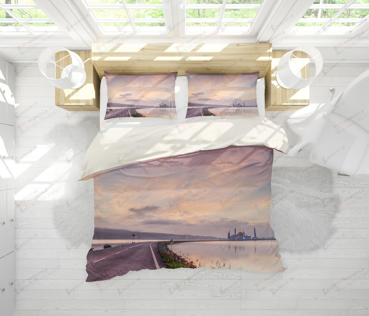 3d Sky Sunset Bed Sheets Duvet Cover Bedding Set Great Gifts For Birthday Christmas Thanksgiving