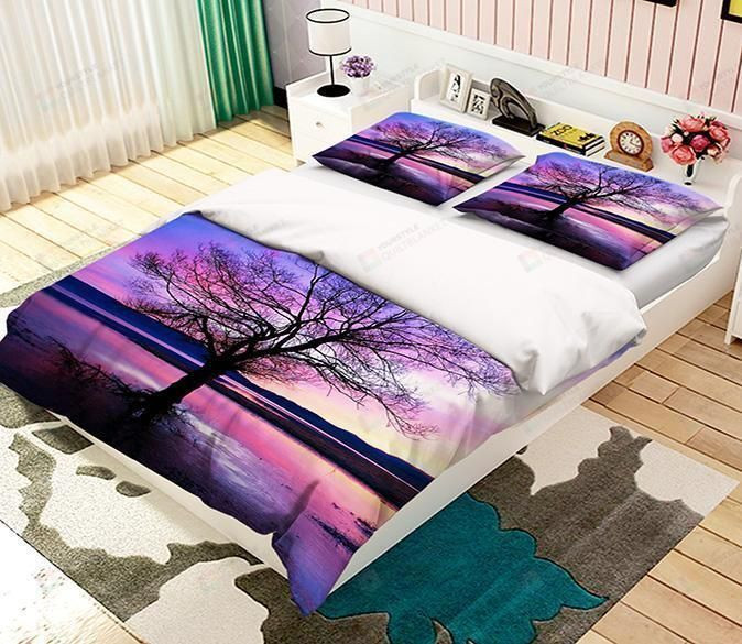 Back Shadow Tree Bed Sheets Duvet Cover Bedding Set Great Gifts For Birthday Christmas Thanksgiving