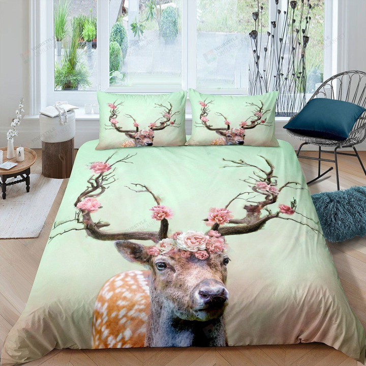 Amazing Deer Bed Sheets Duvet Cover Bedding Sets