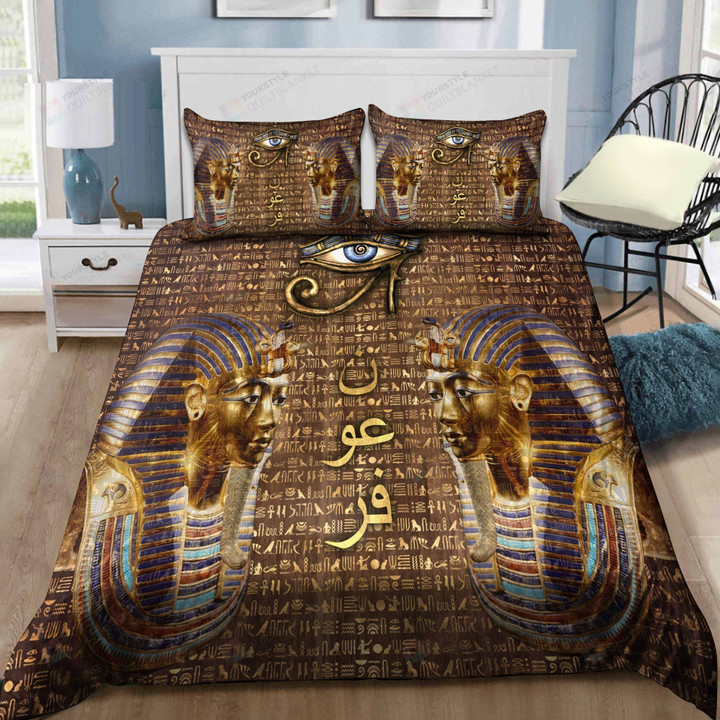 Ancient Egyptian Pharaoh Bedding Set Bed Sheets Spread Comforter Duvet Cover Bedding Sets