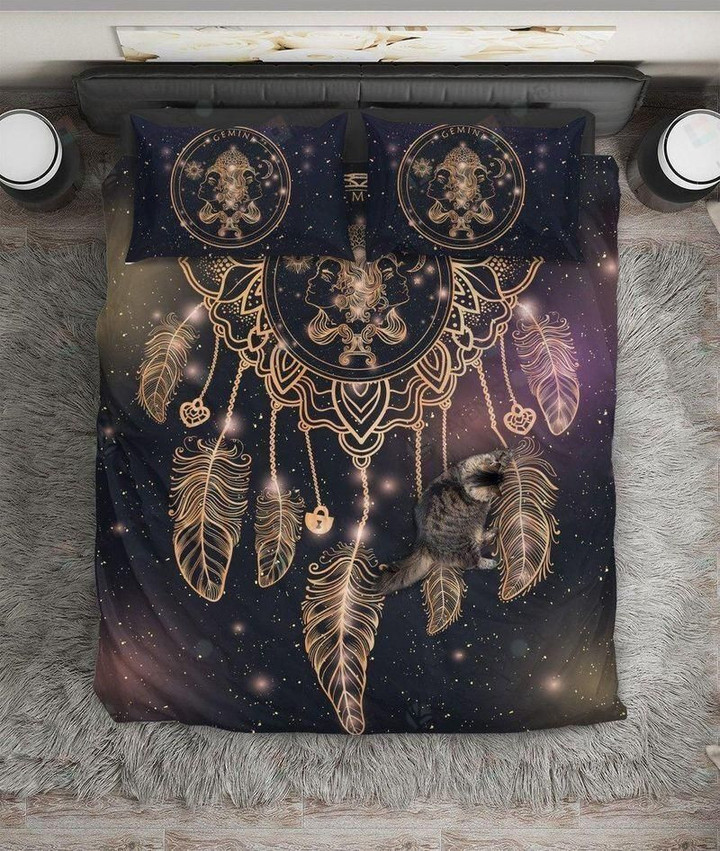 Astute Gemini In Dreamcatcher Bed Sheets Duvet Cover Bedding Set Great Gifts For Birthday Christmas Thanksgiving