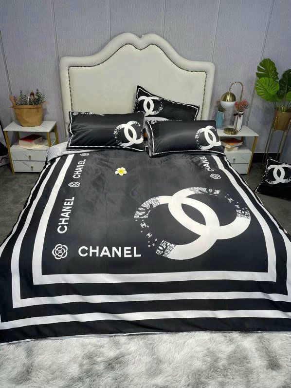 Luxury Cn Chanel Type 102 Bedding Sets Duvet Cover Luxury Brand Bedroom Sets
