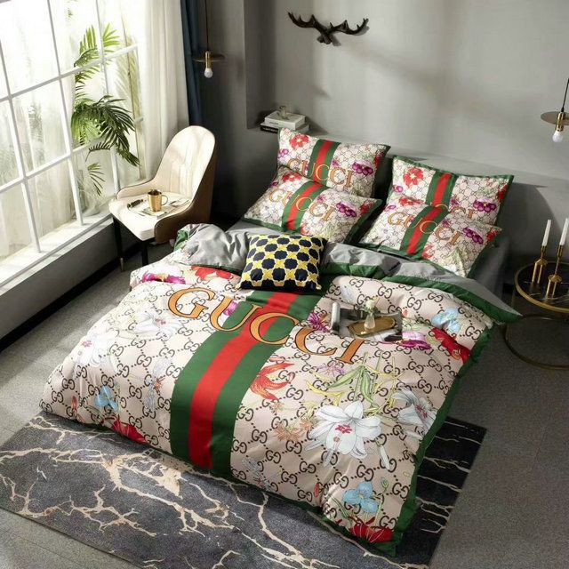 Luxury Gc Gucci Type 41 Bedding Sets Duvet Cover Luxury Brand Bedroom Sets