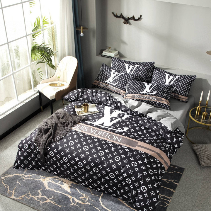 Lv Type 170 Bedding Sets Duvet Cover Lv Bedroom Sets Luxury Brand Bedding