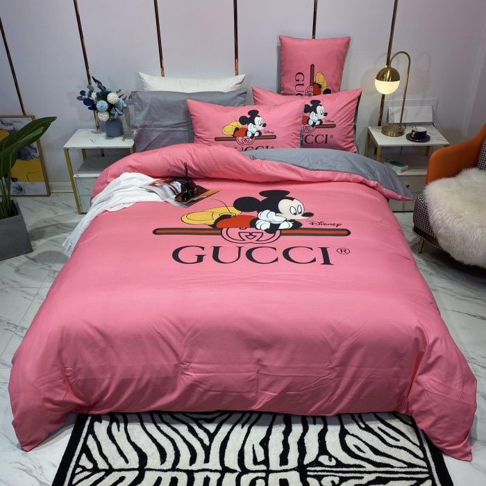 Luxury Gc Gucci Type 07 Bedding Sets Duvet Cover Luxury Brand Bedroom Sets