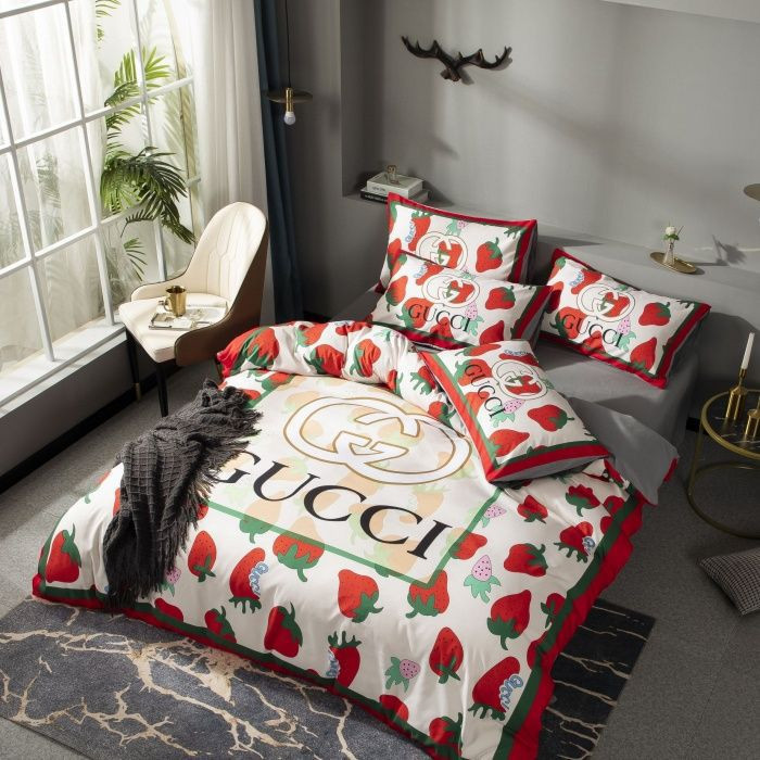 Luxury Gc Gucci Type 97 Bedding Sets Duvet Cover Luxury Brand Bedroom Sets