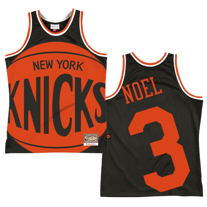 Nerlens Noel New York Knicks Big Face 2.0 Jersey Hardwood Classics Black