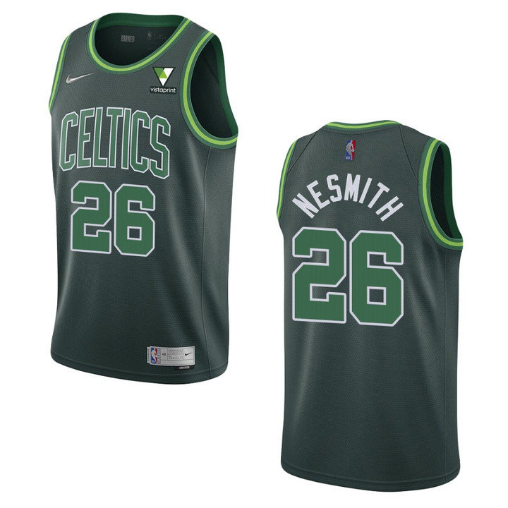Celtics Aaron Nesmith Earned Edition Swingman Jersey Green