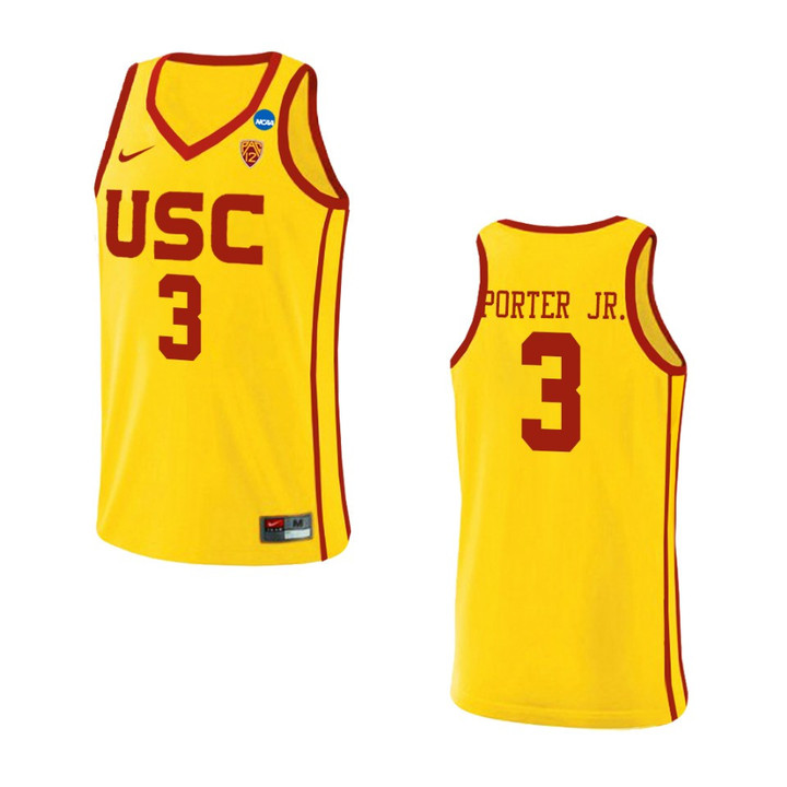 USC Trojans Kevin Porter Jr. Yellow Basketball Alternate Jersey