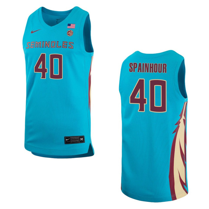 Florida State Seminoles Isaac Spainhour Basketball Alternate Jersey Blue