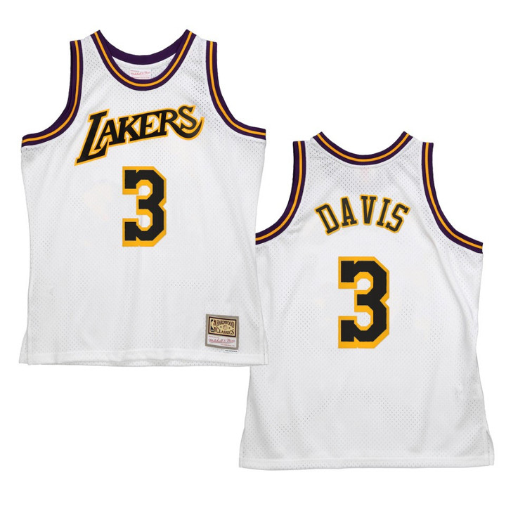 Anthony Davis Los Angeles Lakers Reload 2.0 Hardwood Classics Jersey White