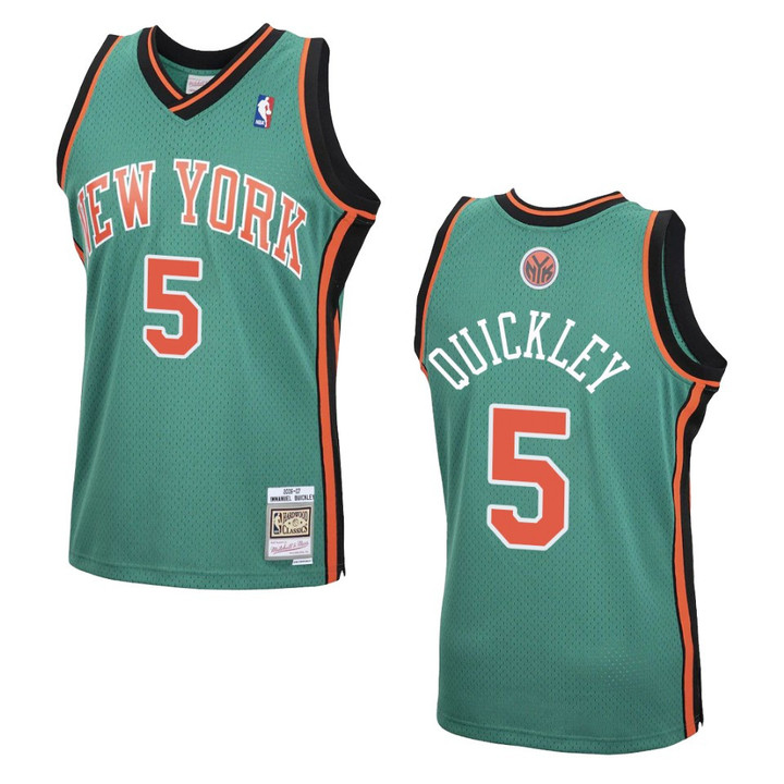 New York Knicks Immanuel Quickley 2006-07 Hardwood Classics Jersey Green