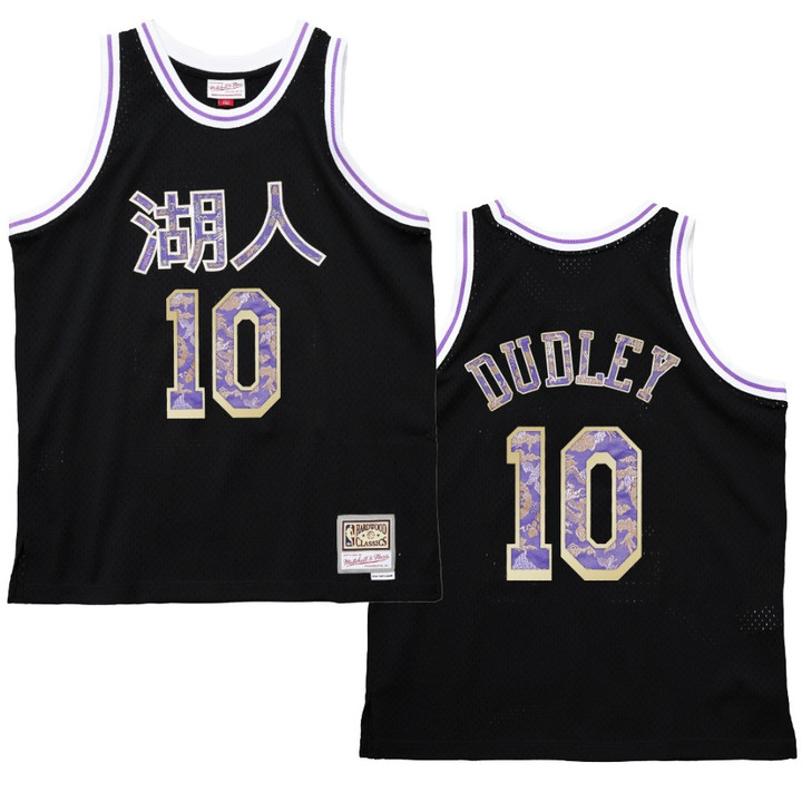 Los Angeles Lakers Jared Dudley 2021 Lunar New Year OX HWC Jersey Black