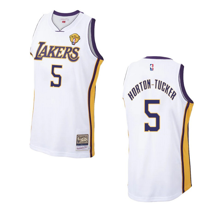 Los Angeles Lakers Talen Horton-Tucker 2021 Hardwood Classics Jersey White