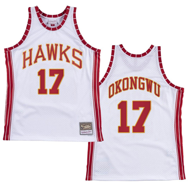 Atlanta Hawks Onyeka Okongwu Hardwood Classics Jersey Retro White
