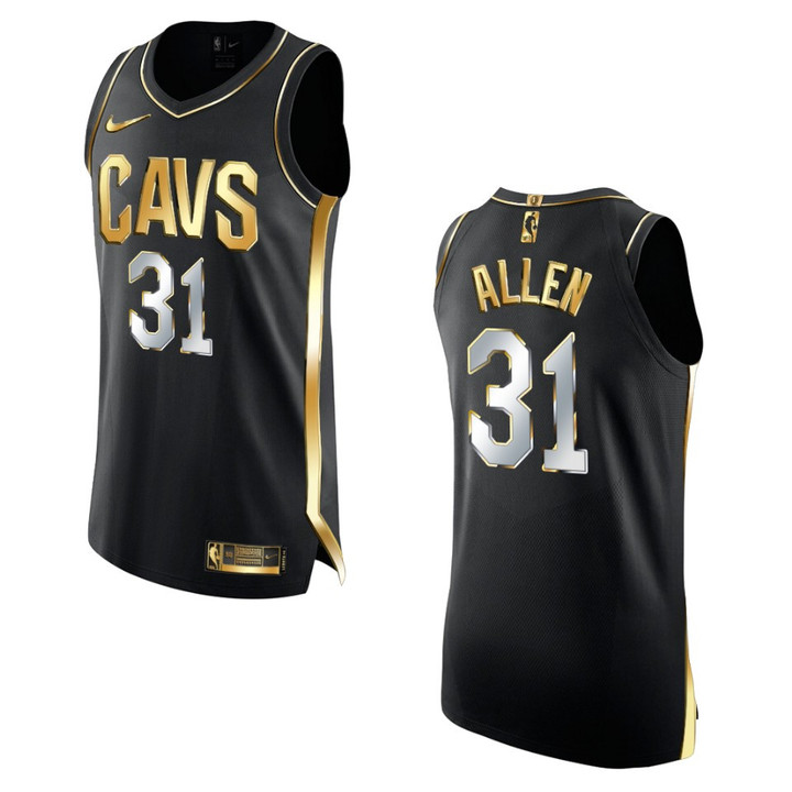 Cleveland Cavaliers Jarrett Allen Golden Edition Jersey Authentic Limited Black