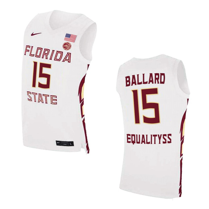 Florida State Seminoles Quincy Ballard Basketball Swingman Jersey White