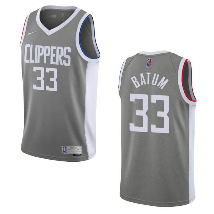 LA Clippers Nicolas Batum Earned Swingman Jersey Gray
