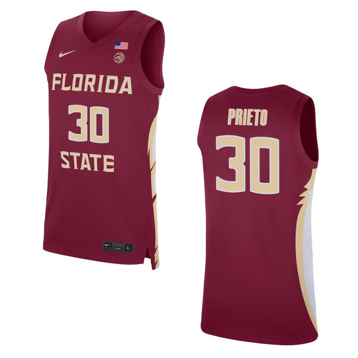 Florida State Seminoles Harrison Prieto Basketball Replica Jersey Red