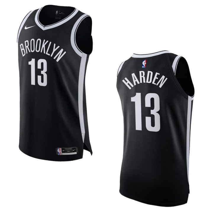 Brooklyn Nets James Harden Authentic Jersey Icon Edition Black