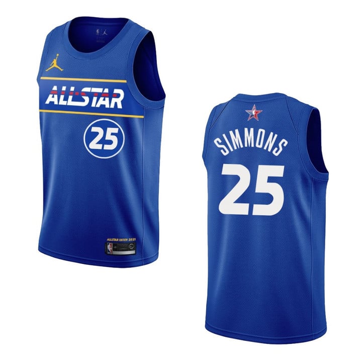 Philadelphia 76ers Ben Simmons 2021 NBA All-Star Game Eastern Conference Jersey Royal