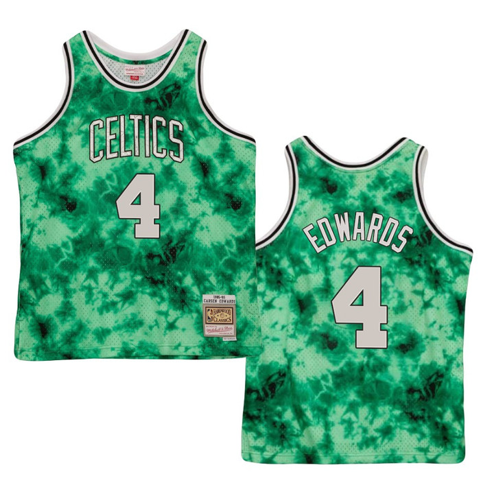 Carsen Edwards Boston Celtics Galaxy Jersey Hardwood Classics Green